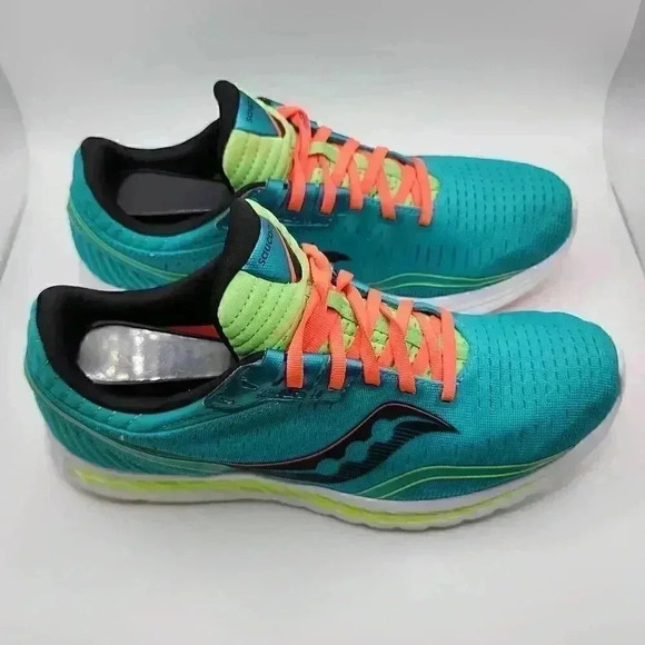 Saucony Womens Kinvara 11 S20551-10 Athletic Running Shoes Blue Green Size 9 - Picture 2 of 12